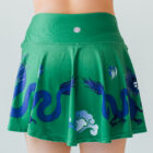 Jade Dragon Athletic Skirt Back